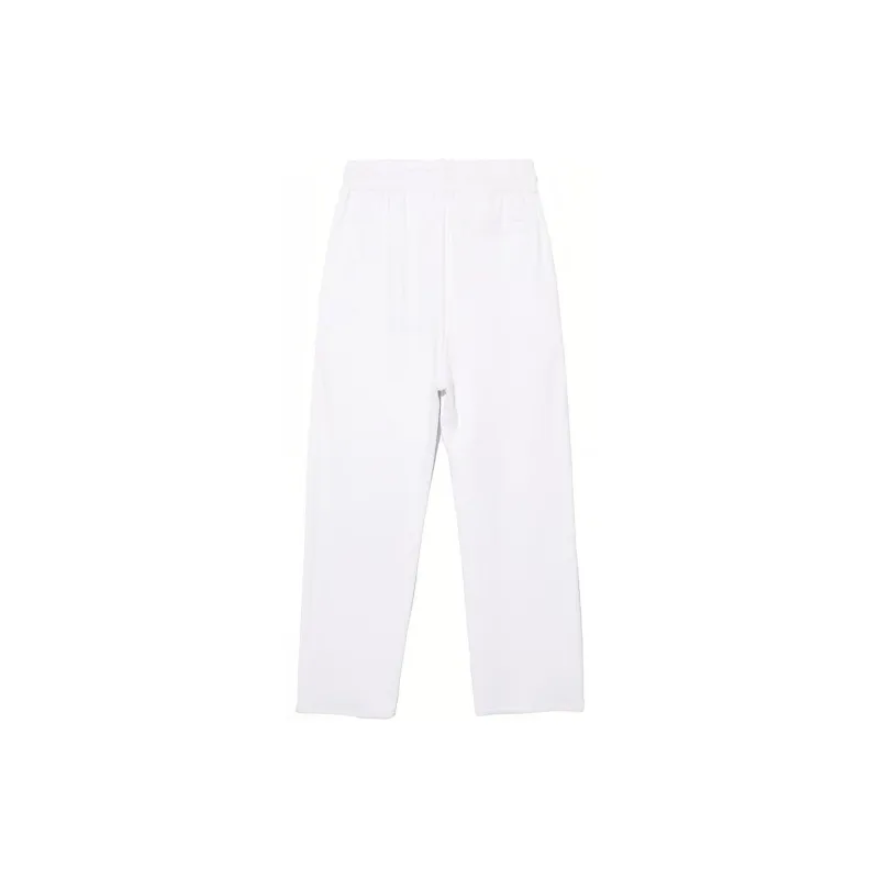 TCH Casual Pants Unisex White With Black Logo-1