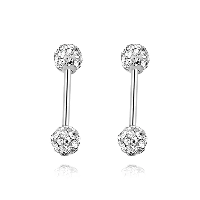 LINGJIE Alloy Stud Earrings Unisex-0