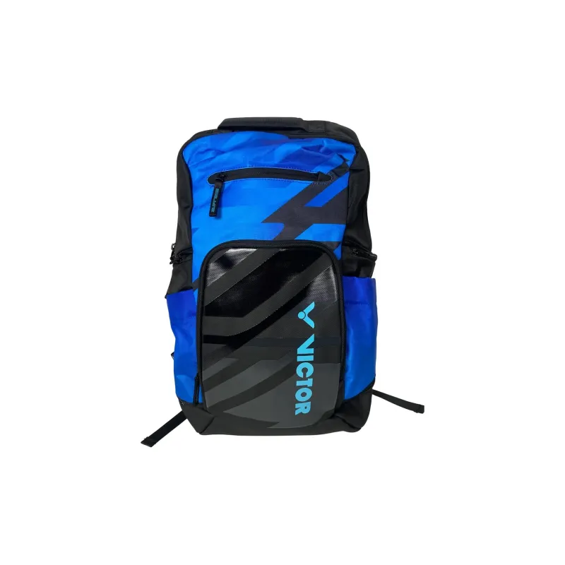 VICTOR Badminton Racket Bags 1 Pack Backpack Black & Bright Blue Unisex-1
