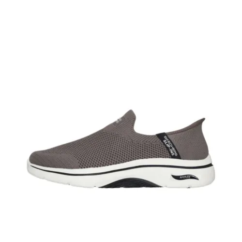 Skechers GO Walk Arch Fit 2.0 Anti Slip Wear Resistant Low Top Casual Running Shoes Men's Brown