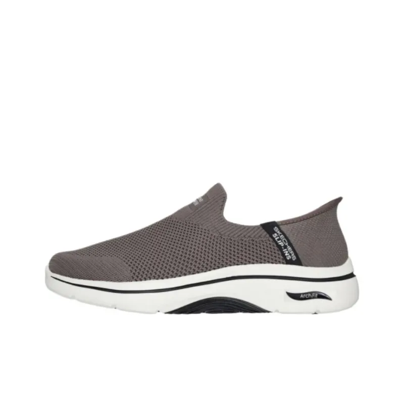 Skechers GO Walk Arch Fit 2.0 Anti Slip Wear Resistant Low Top Casual Running Shoes Men's Brown-0