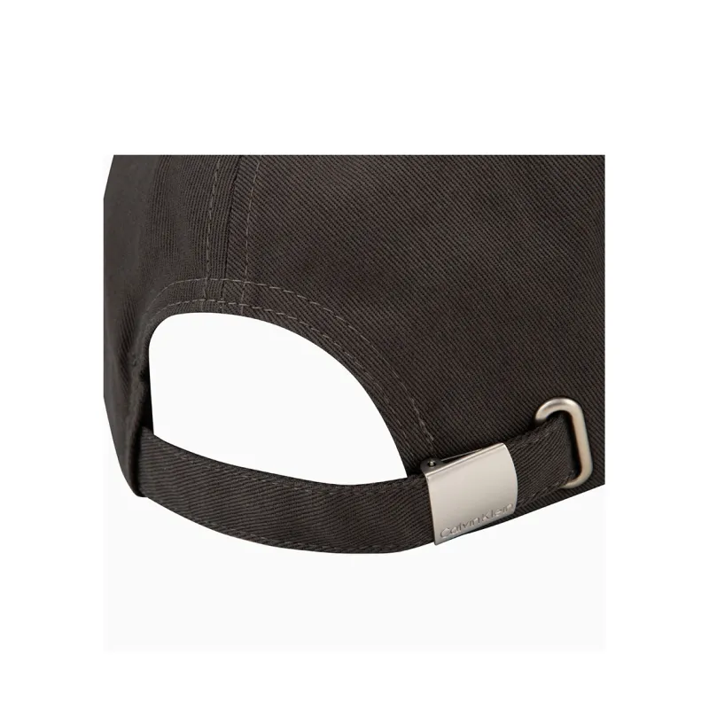 CALVIN KLEIN Cotton Baseball Caps Unisex Smoke Oil Ink-3