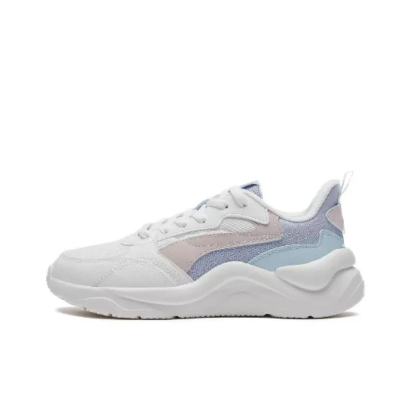 361° Slip Resistant, Abrasion Resistant, Lightweight Low Top Casual Shoes Women's White Blue Purple Pink-0
