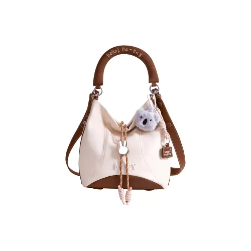 Miffy PU Bucket Bags Shoulder Bag Crossbody Bag Handbag Women's Khaki/denim Blue