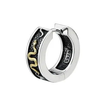 MYSH 925 Sterling Silver Earrings Men's