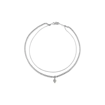 CRUISO Titanium Steel Necklaces Unisex