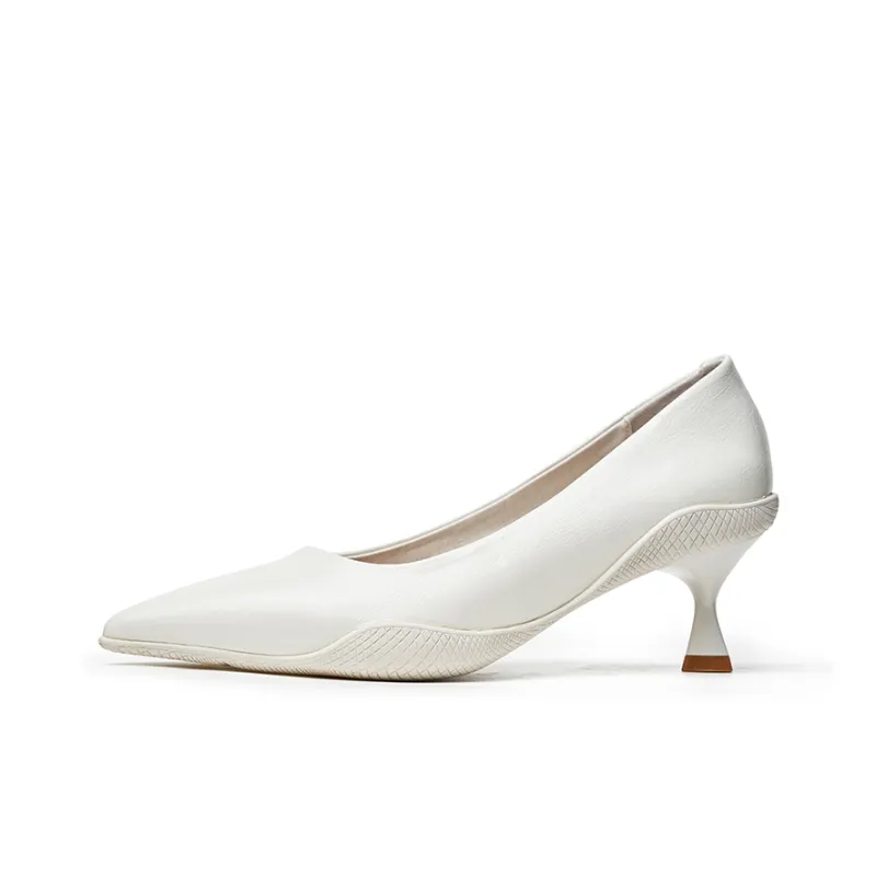 AOKANG Flared Heel High Heels Women's-5