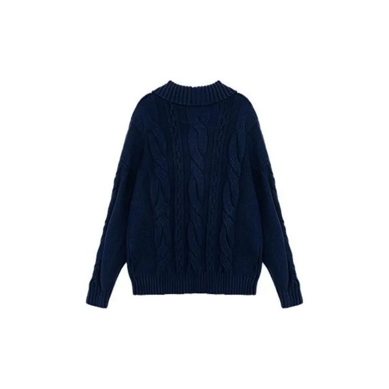 B.Duck Sweater Women's Navy Blue-1