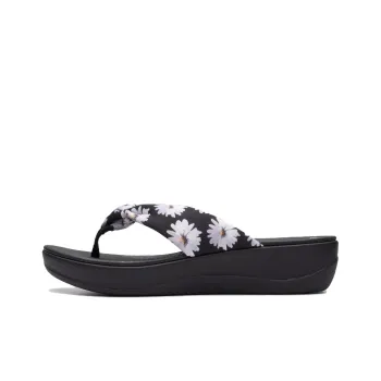 Clarks EVA Abrasion-Resistant Slip-Resistant Flip Flops Women's Black