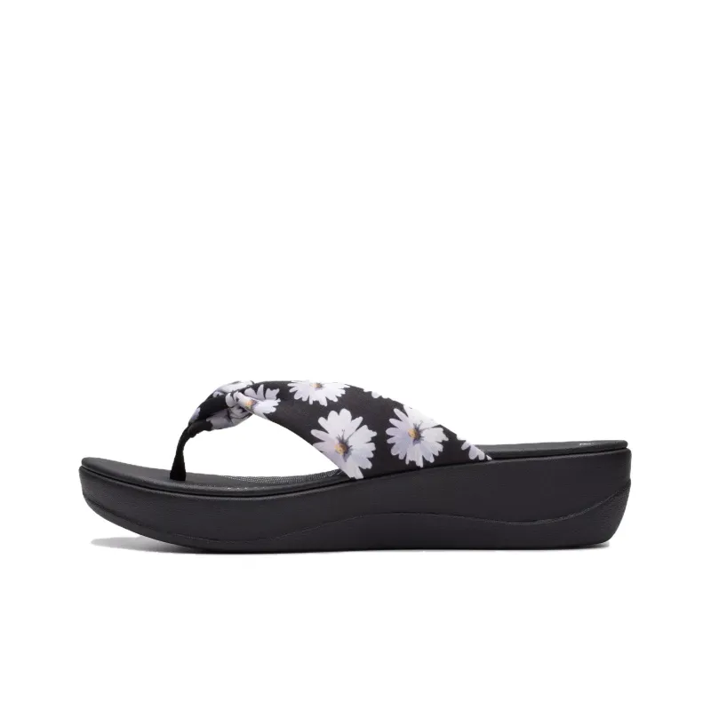 Clarks EVA Abrasion-Resistant Slip-Resistant Flip Flops Women's Black-0
