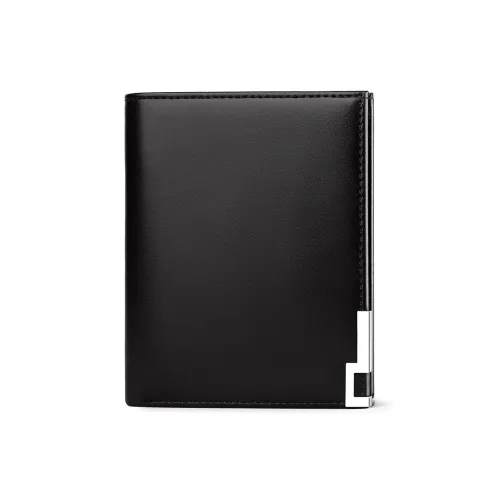 WilliamPOLO Cow Leather Card Holder Regular Men's Black/Coffee
