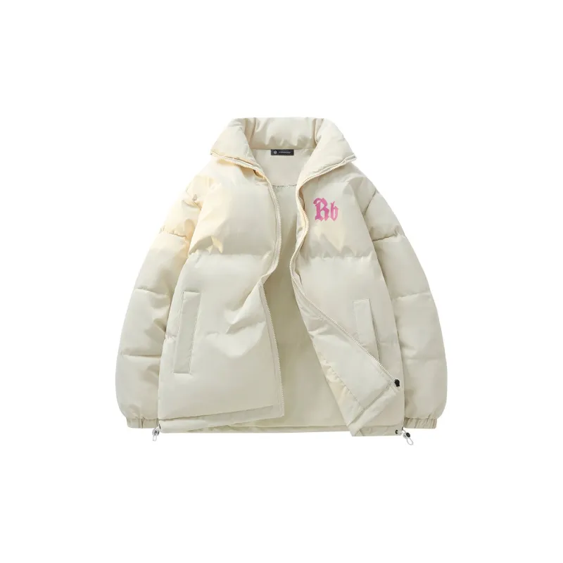 ROBINHOOD Puffer Jacket Unisex Black Pink-8