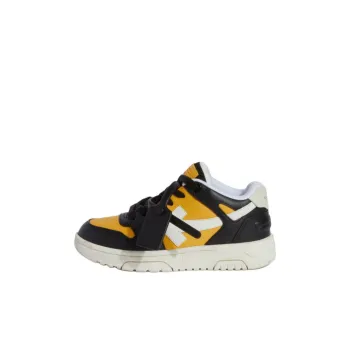 OFF WHITE Out Of Office Low Top Kids' Skateboarding Shoes Yellow Kids'