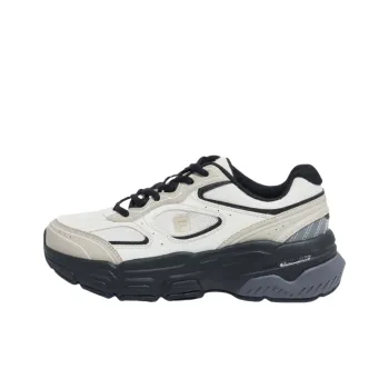 FILA Ranger Anti Slip And Wear Resistant Breathable Low Top Casual Shoes Unisex Beige Black