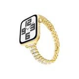 Double Diamond Metal Strap-Gold