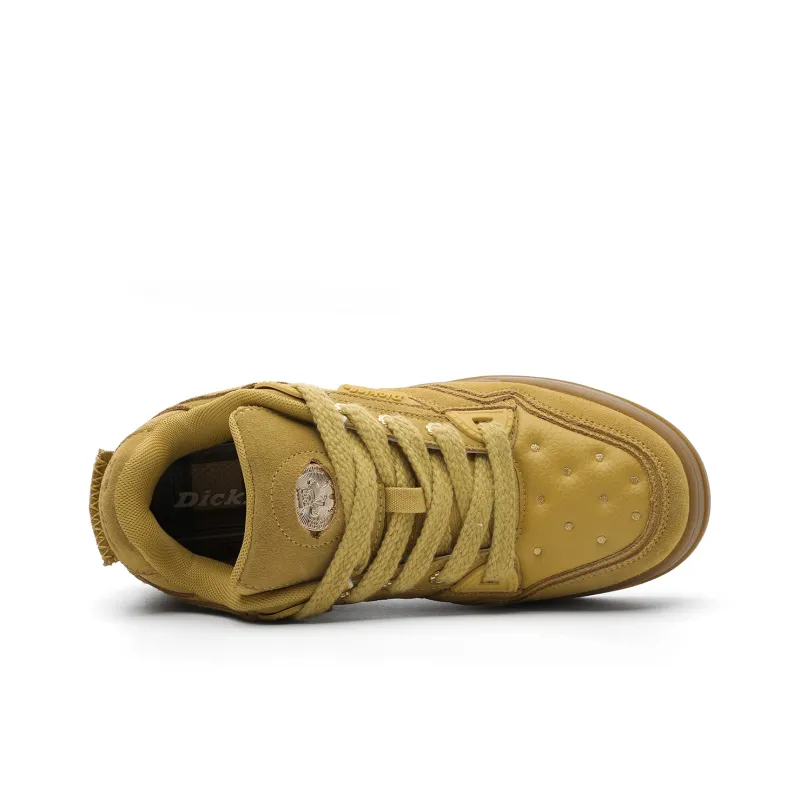 Dickies Gingerbread Man Low Top Skateboard Shoes Unisex Ginger Yellow-2