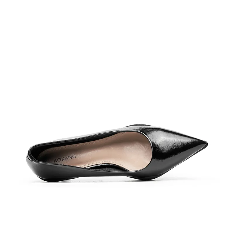 AOKANG Flared Heel High Heels Women's-2