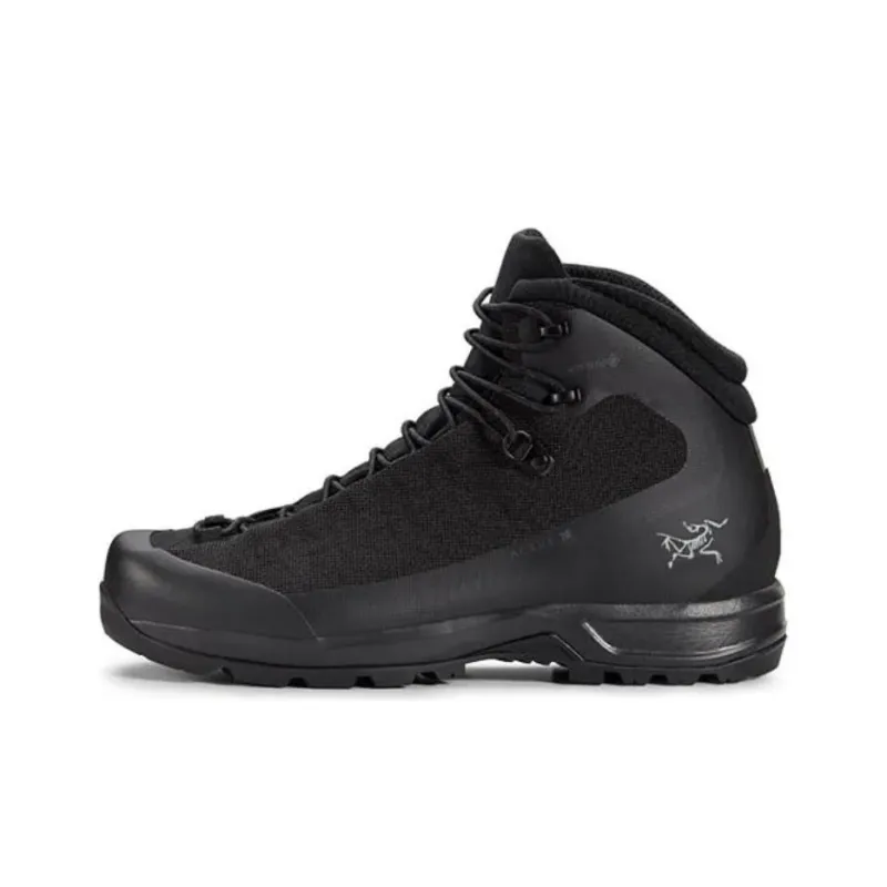 Arcteryx ACRUX TR Anti-Slip And Wear-Resistant Water-Resistant Mid-Top Trekking Shoes Men's Black-0