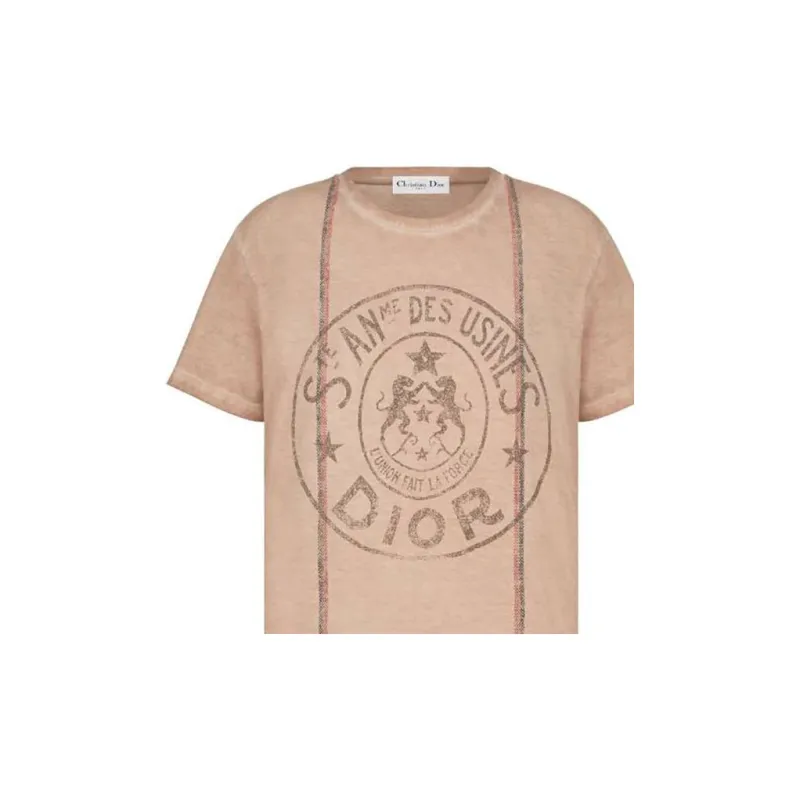DIOR T Shirt Women's Orange Pink-1