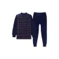 Navy Blue-Mock Neck