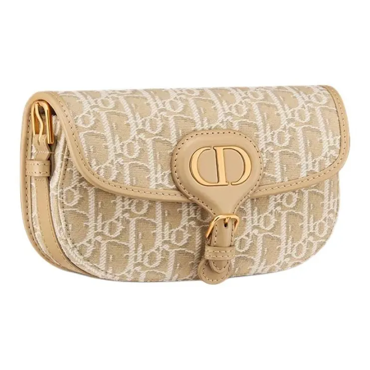 DIOR Bobby Cotton Shoulder Bag Women's Natural-2
