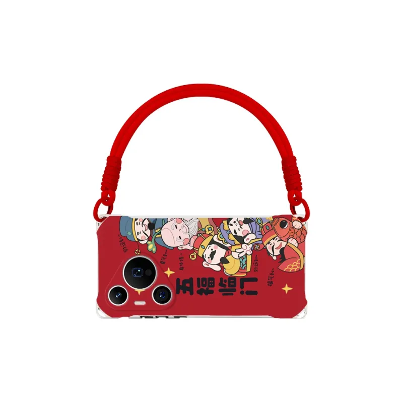 Sen Dog Silicone Material Cute With Lanyard Phone Cases Compatible With HUAWEI Pura70/70Pro/70Pro+/70ULTRA-6
