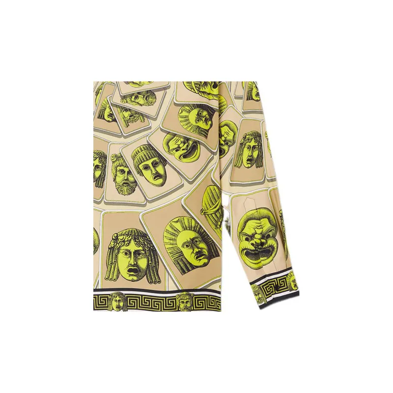 VERSACE Shirts Men Yellow-3