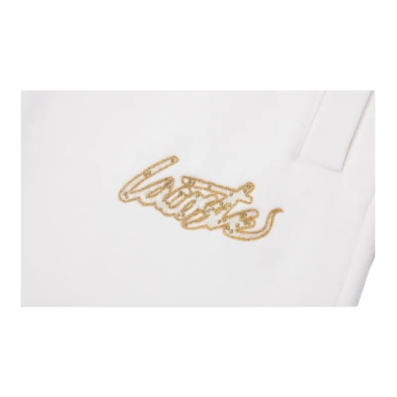 LACOSTE Auspicious Snake New Year Collection Knitted Sweatpants Women's Ecru-2