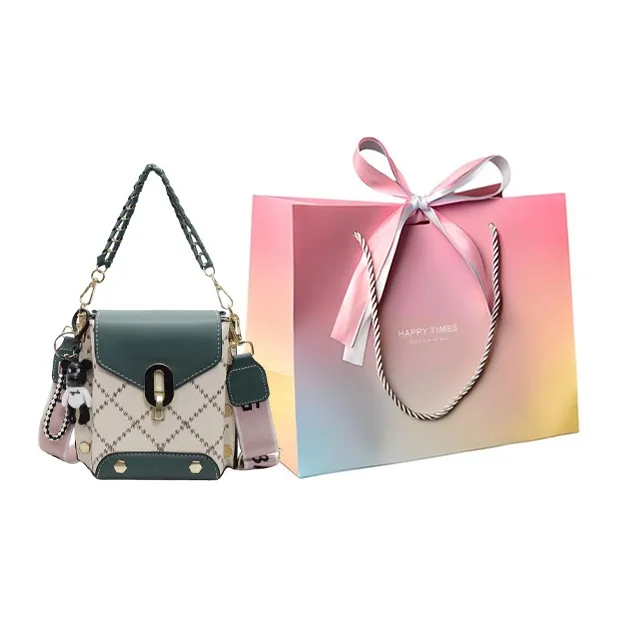 Yalu PU One Shoulder Handbag Women's Multicolor-21