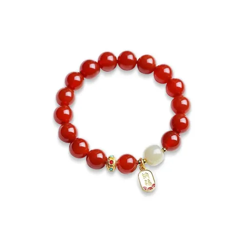 ZUIWENGLANGYASHANWENCHUANG Cinnabar Bracelets Unisex