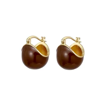 MISS XIA JWY S925 Silver Stud Earrings Women's