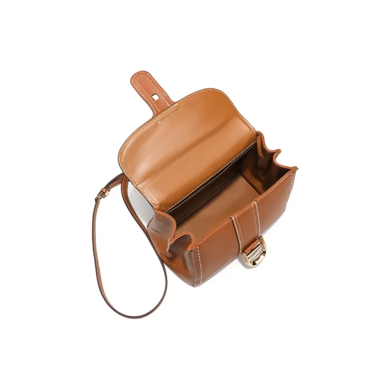 Vigno Synthetic Leather Shoulder Bag Crossbody Bag Handbag Regular Women's Brown/Pink/Blue/Black/Elephant Gray-4
