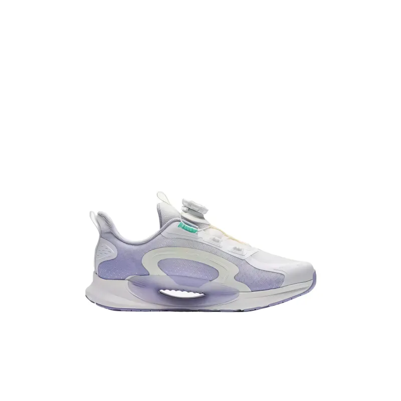 Antakids Slip Resistant Cushioning Wear Resistant Breathable Low Top Kids' Running Shoes White/Light Purple Kids'-1