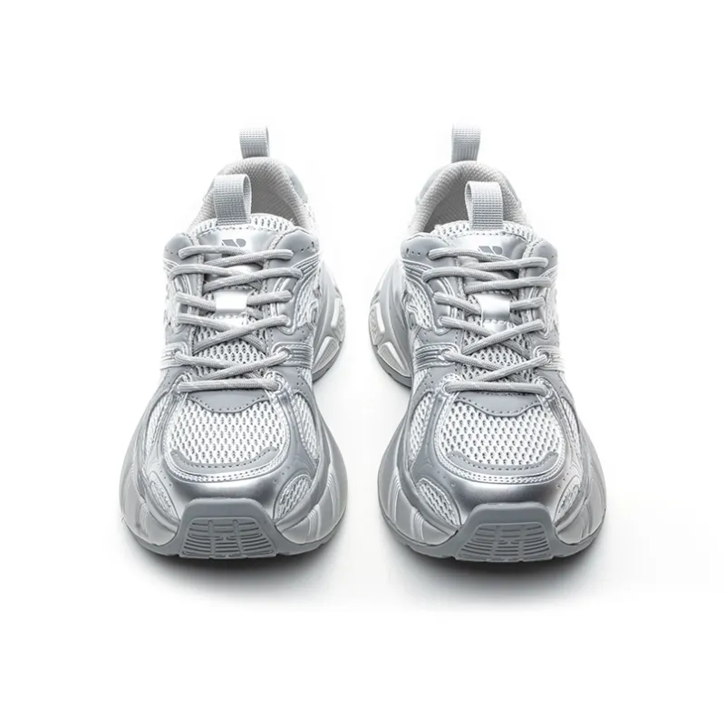 BENZI Anti Slip Wear Resistant Breathable Lightweight Height Increasing Low Top Chunky Sneakers Women's-1