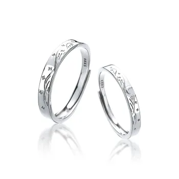 AIDIER 999 Fine Silver Rings Unisex
