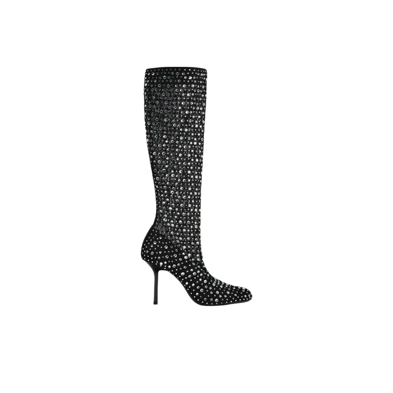 ZARA Knee high Boots Women's Black-1