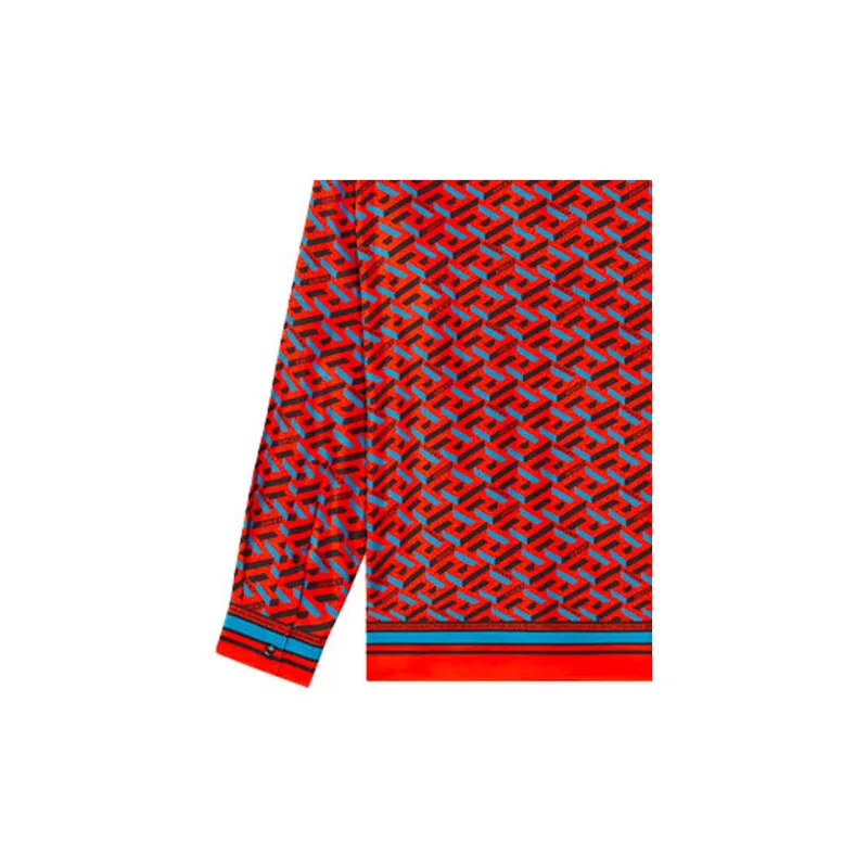 VERSACE Shirts Men Red-3