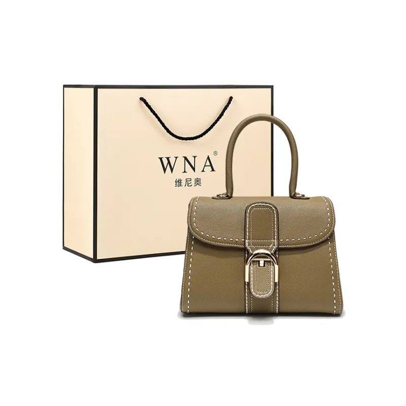 Vigno Synthetic Leather Shoulder Bag Crossbody Bag Handbag Regular Women's Brown/Pink/Blue/Black/Elephant Gray-17