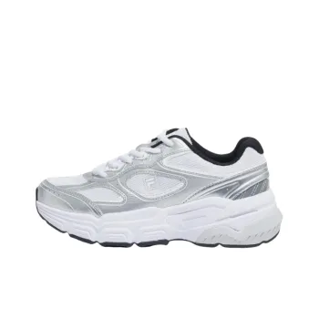 FILA Ranger Slip Resistant And Breathable Low Top Casual Shoes Unisex Silver White