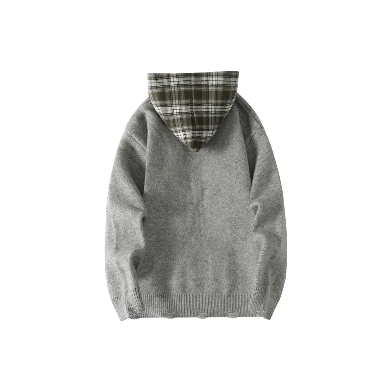 Poshbrain Knitwear Unisex Gray Coffee-1
