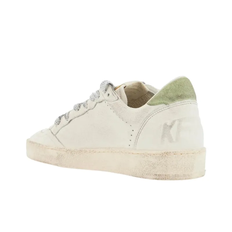 Golden Goose Ball Star Low Top Skateboard Shoes Women's Ecru-3