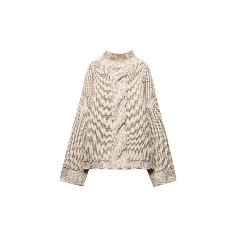 ZARA Sweater Women's Natural Color-1