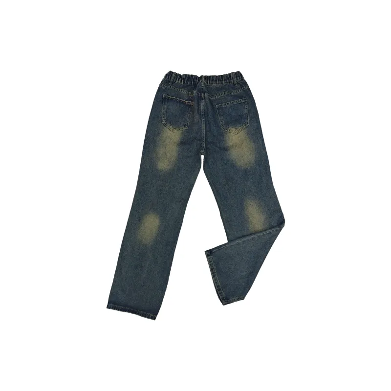 Michael Rock Jeans Unisex Vintage Blue-1