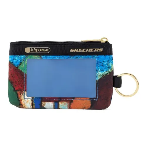 Skechers LeSportsac Poetry Joint Fabric Clutch Card Holder Regular Women's Multicolor