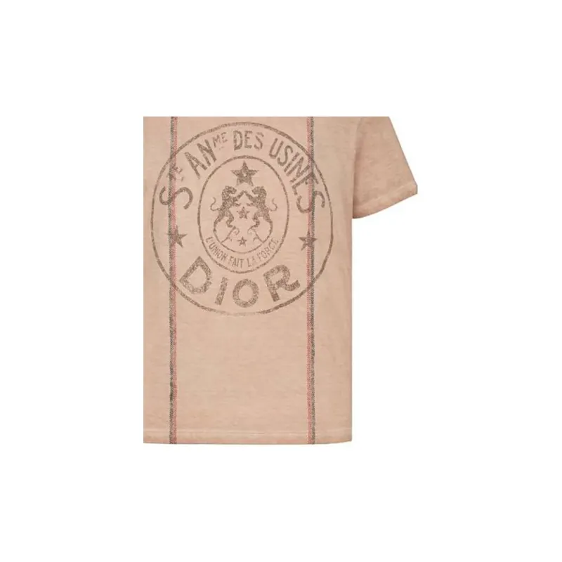 DIOR T Shirt Women's Orange Pink-3