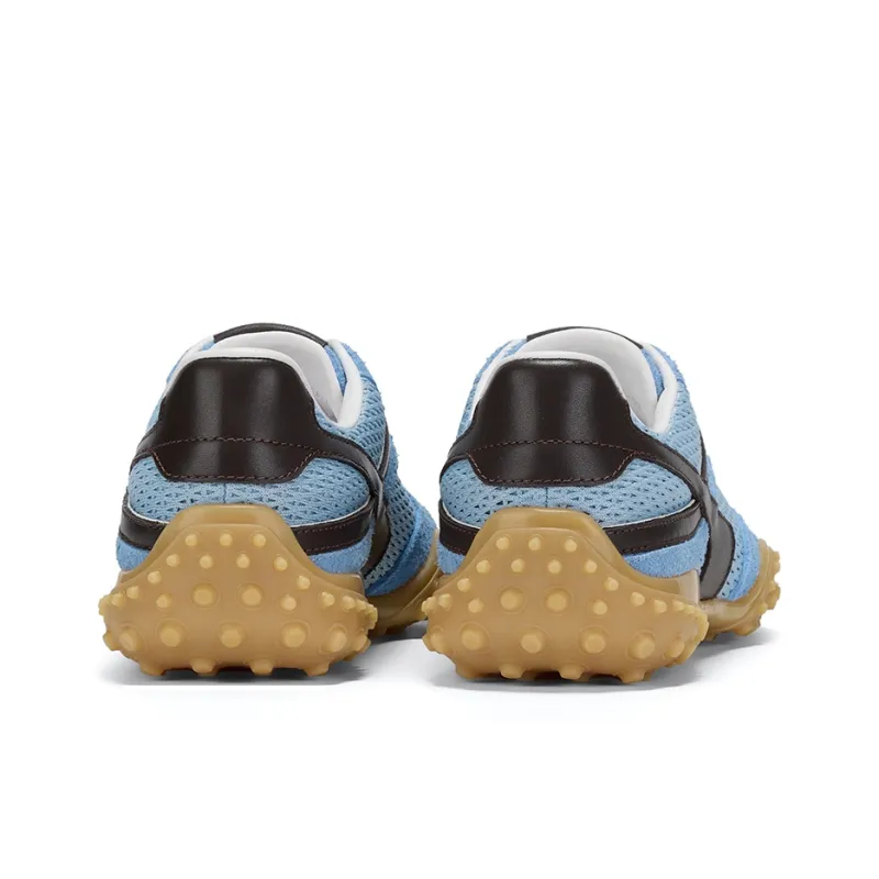 GG CC Skateboard Shoes Women's Low Top White/Blue/Yellow-9