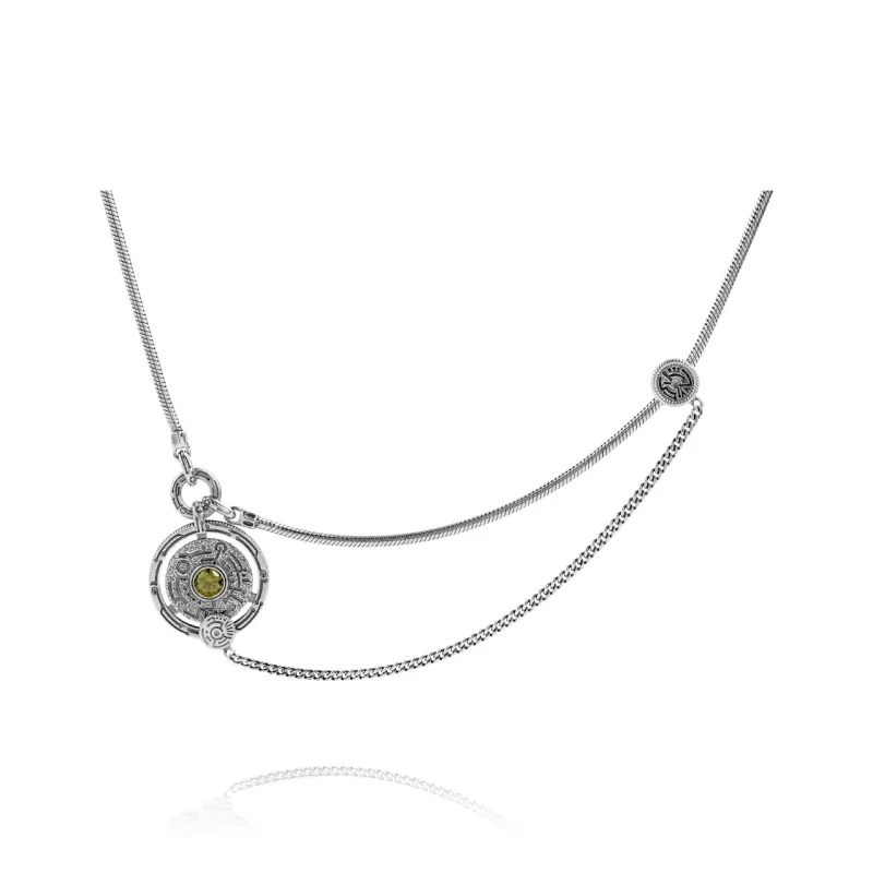 Ah Bo Ci De 925 Sterling Silver Necklaces Unisex-1