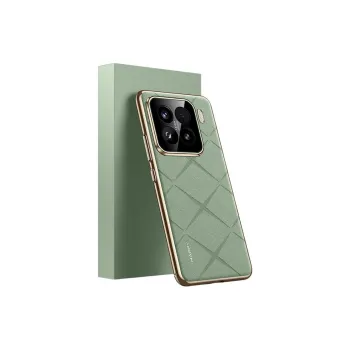 BOLIANSHI Vegan Leather Material Attractive Phone Cases Compatibility Xiaomi 15 Pro Fashionable Business Case