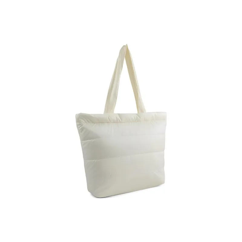 PUMA Fabric Tote Bag Shopping Bag Handbag Regular Women's White-3