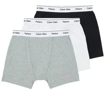 PALACE CK1 Boxer Briefs 3 Pack White/Light Grey Heather